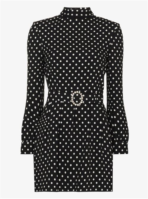 Abito corto a pois SAINT LAURENT | 686346Y3E091095